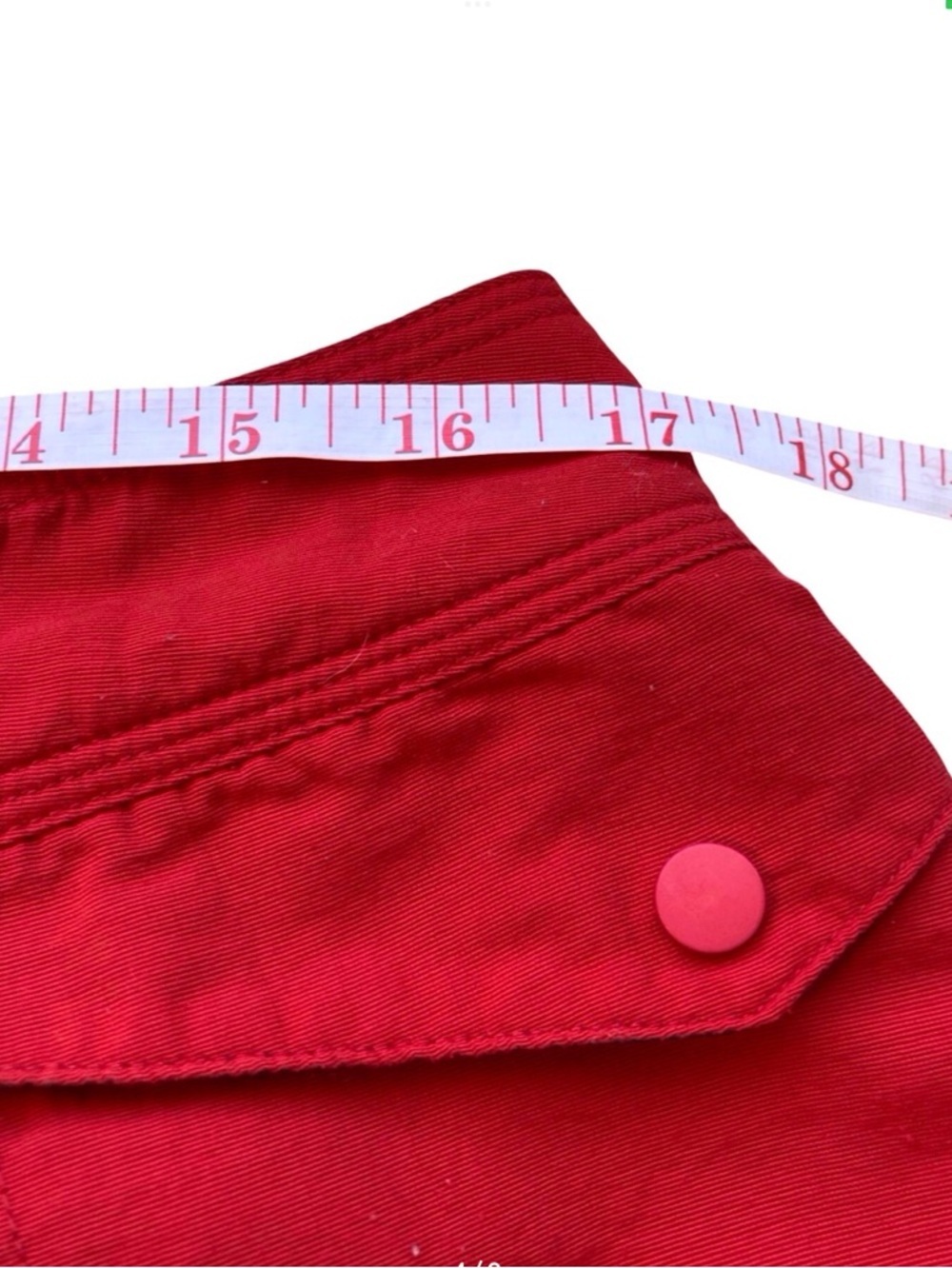 Patagonia Women's Board Shorts Size 13 Red Oval Logo Lace Up Nylon Quick Dry - Picture 9 of 11